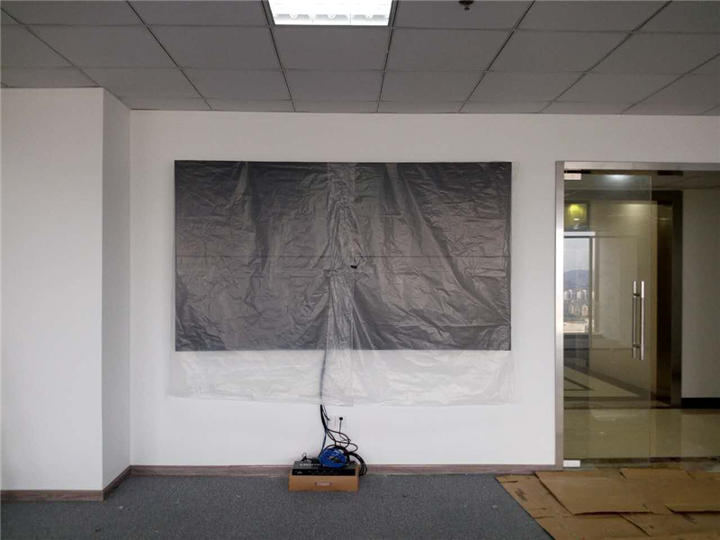 拼接屏施工現(xiàn)場